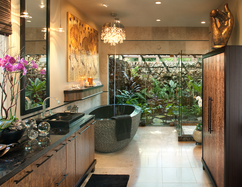 18 Tropical Bathroom Design Photos - BeautyHarmonyLife