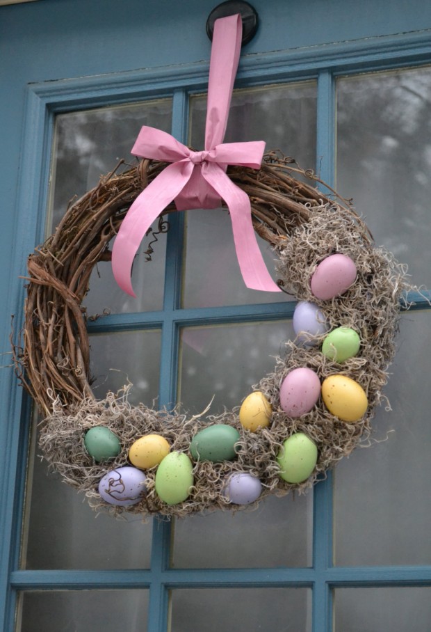 15 DIY Handmade Easter Wreaths - BeautyHarmonyLife