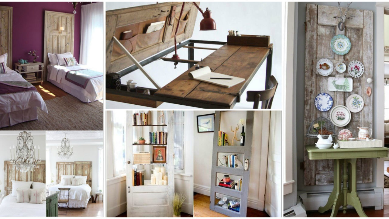 25 Diy Wonderful Ideas For Reusing Old Doors Beautyharmonylife
