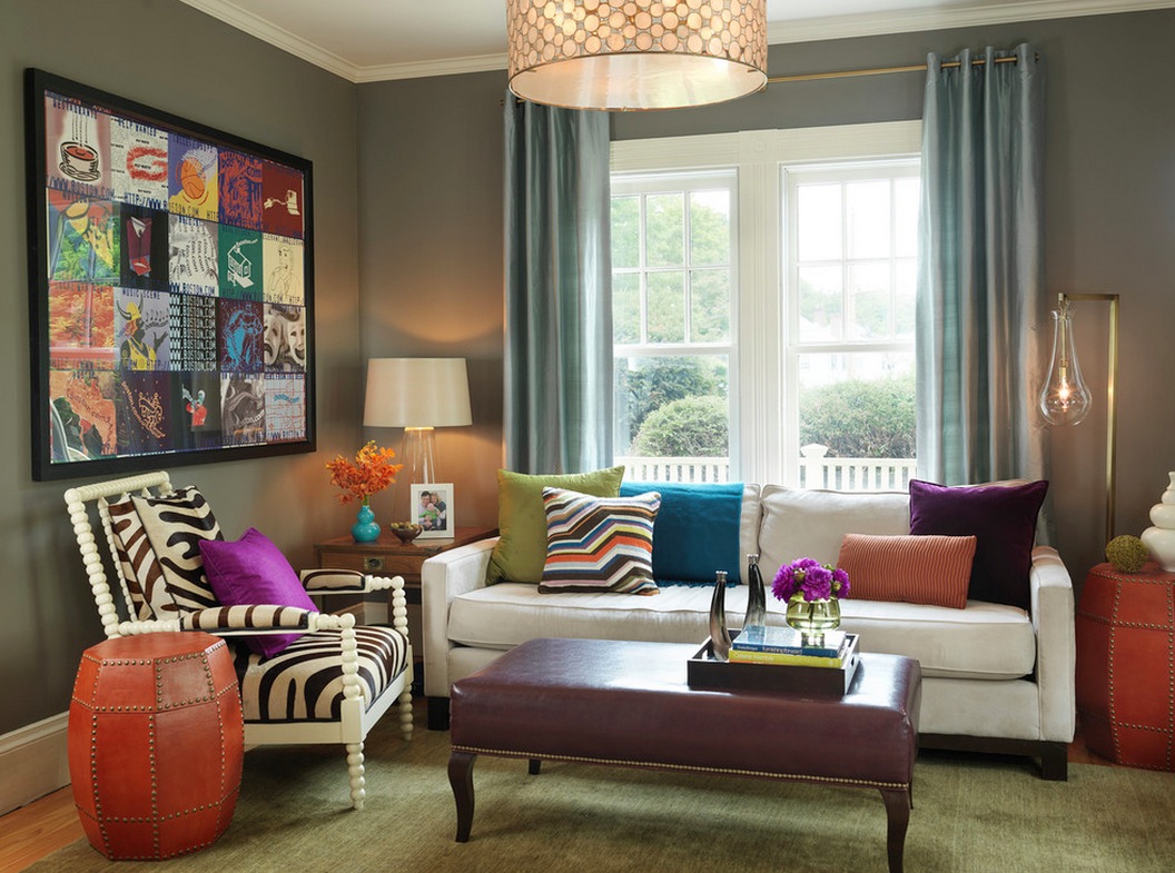 mixed styles living room decor