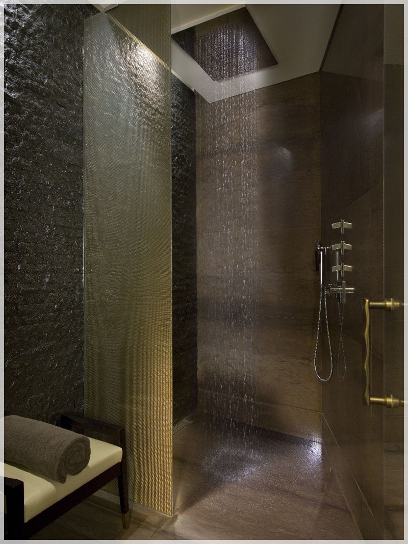 shower showers rain bathroom designs bathrooms spa modern creative awesome open master hirsch bedner associates treatment fantastic concept dream remodel