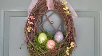 15 DIY Handmade Easter Wreaths