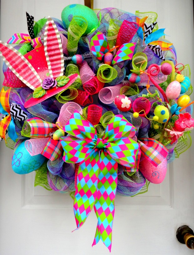 15 DIY Handmade Easter Wreaths
