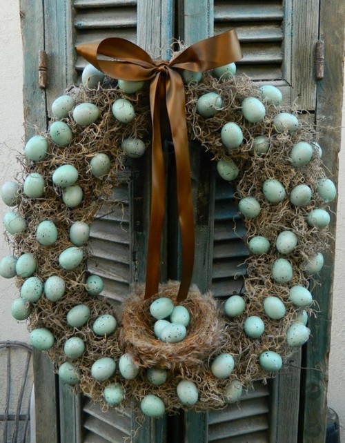 15 DIY Handmade Easter Wreaths