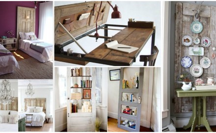25 DIY Wonderful Ideas for Reusing Old Doors