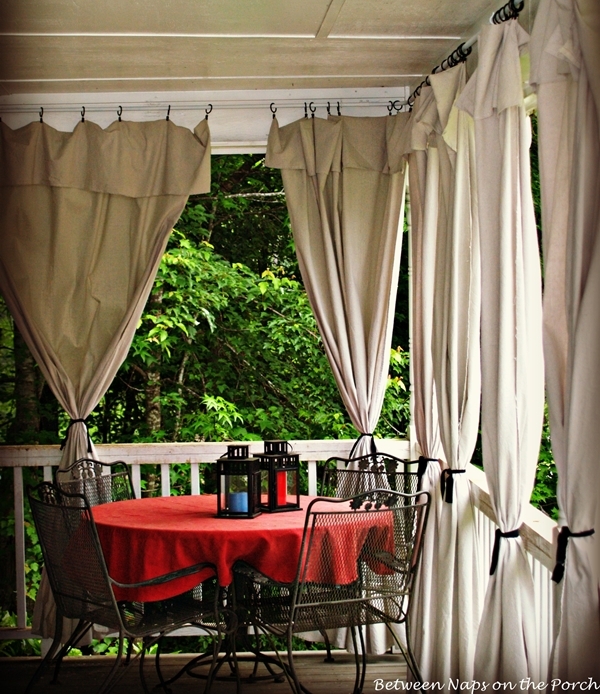 15 Beautiful Outdoor Room Curtains Ideas