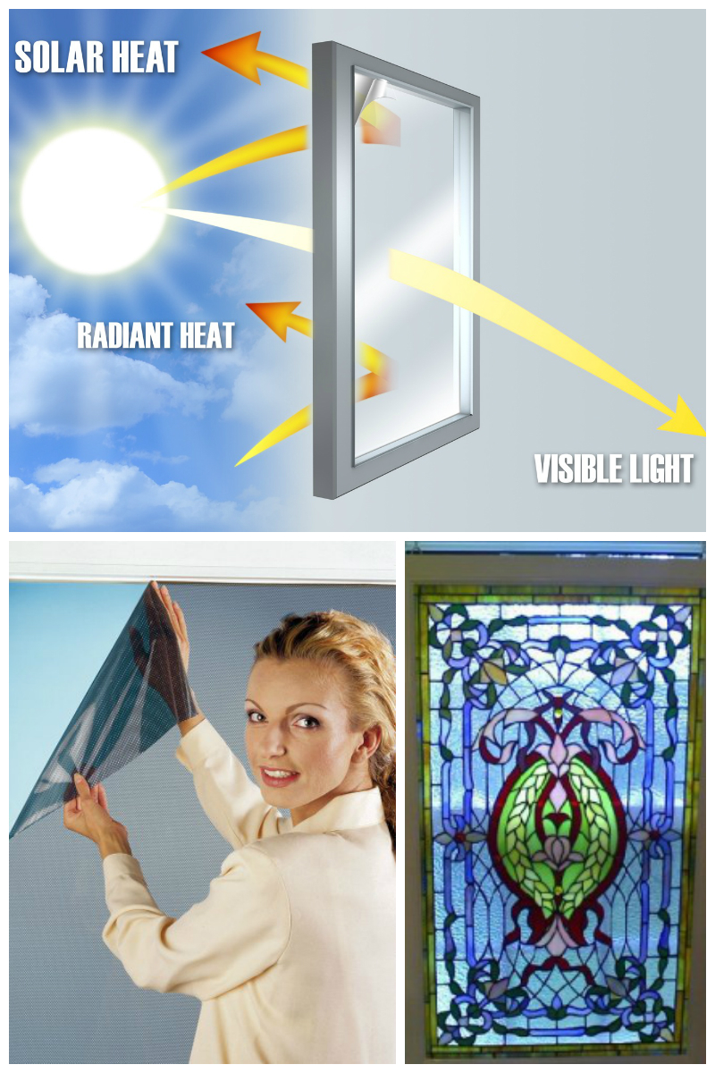 Window To Block Sun S Heat And Uv Rays, How To Cover Windows Without Blocking Light