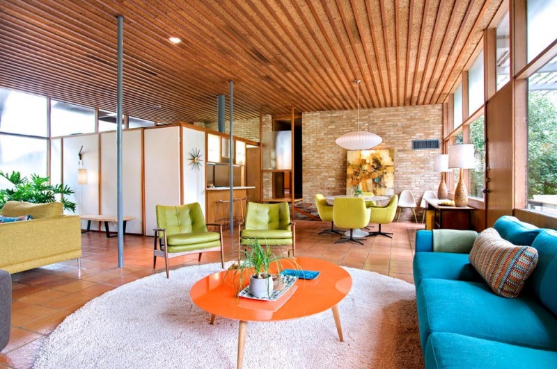 6 Gorgeous Mid-Century Modern Living Rooms