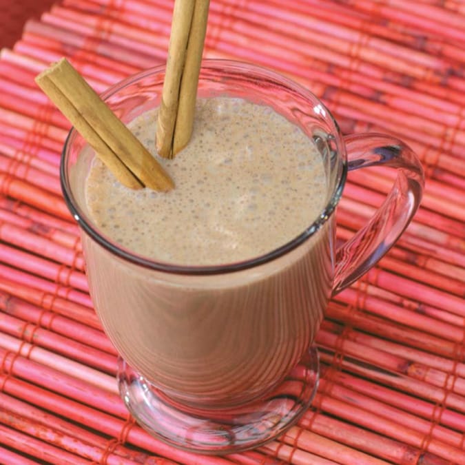 Coffee with Yogurt, Rice Milk, Chocolate and Cinnamon - Your Favorite Frappe!