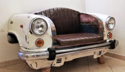 How to use the Old Car Parts as Home Design
