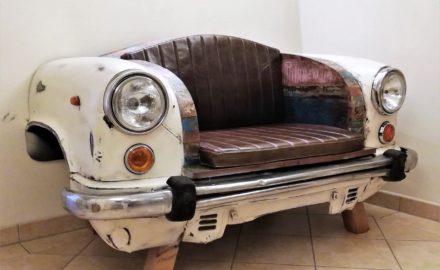 How to use the Old Car Parts as Home Design