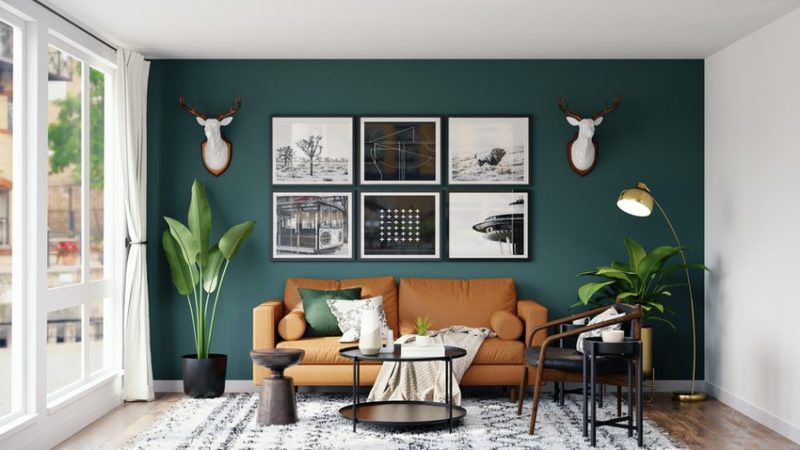 How to Style Your Home with Green Decor