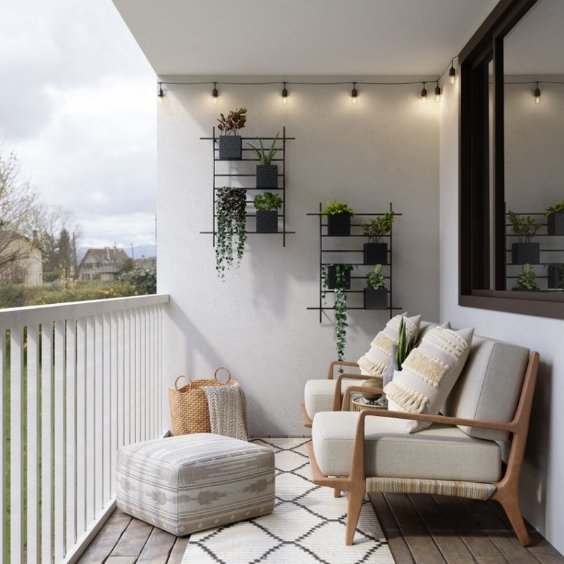 How To Effortlessly Make A Balcony A Summer Recreation Area