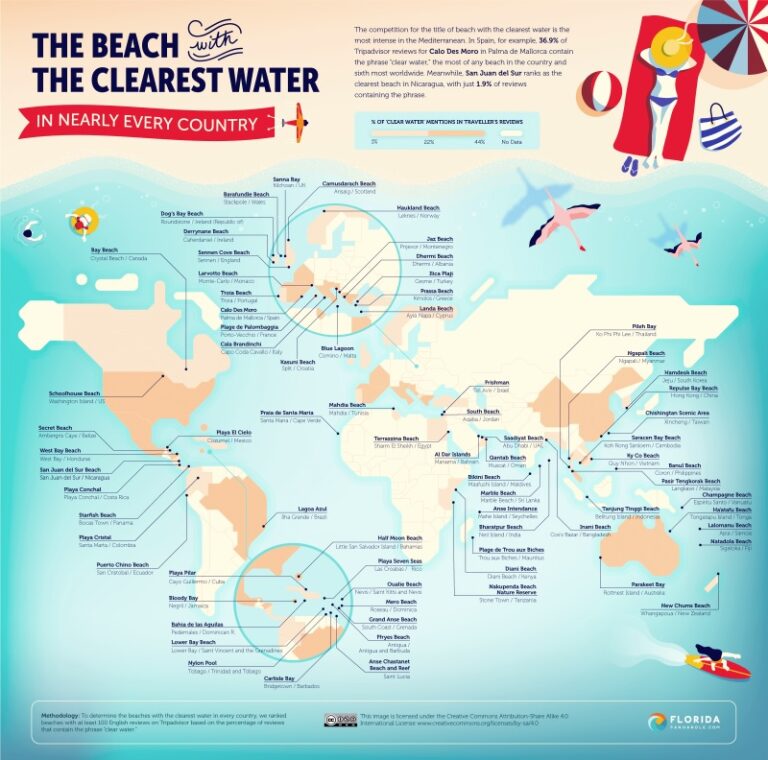 Discovering Paradise: The World's Clearest Beach Waters, According To ...